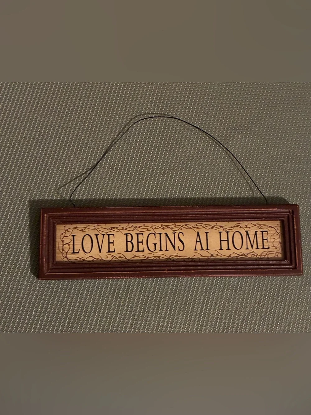 Vintage Wooden Wall Décor w/ Family Messages (2)